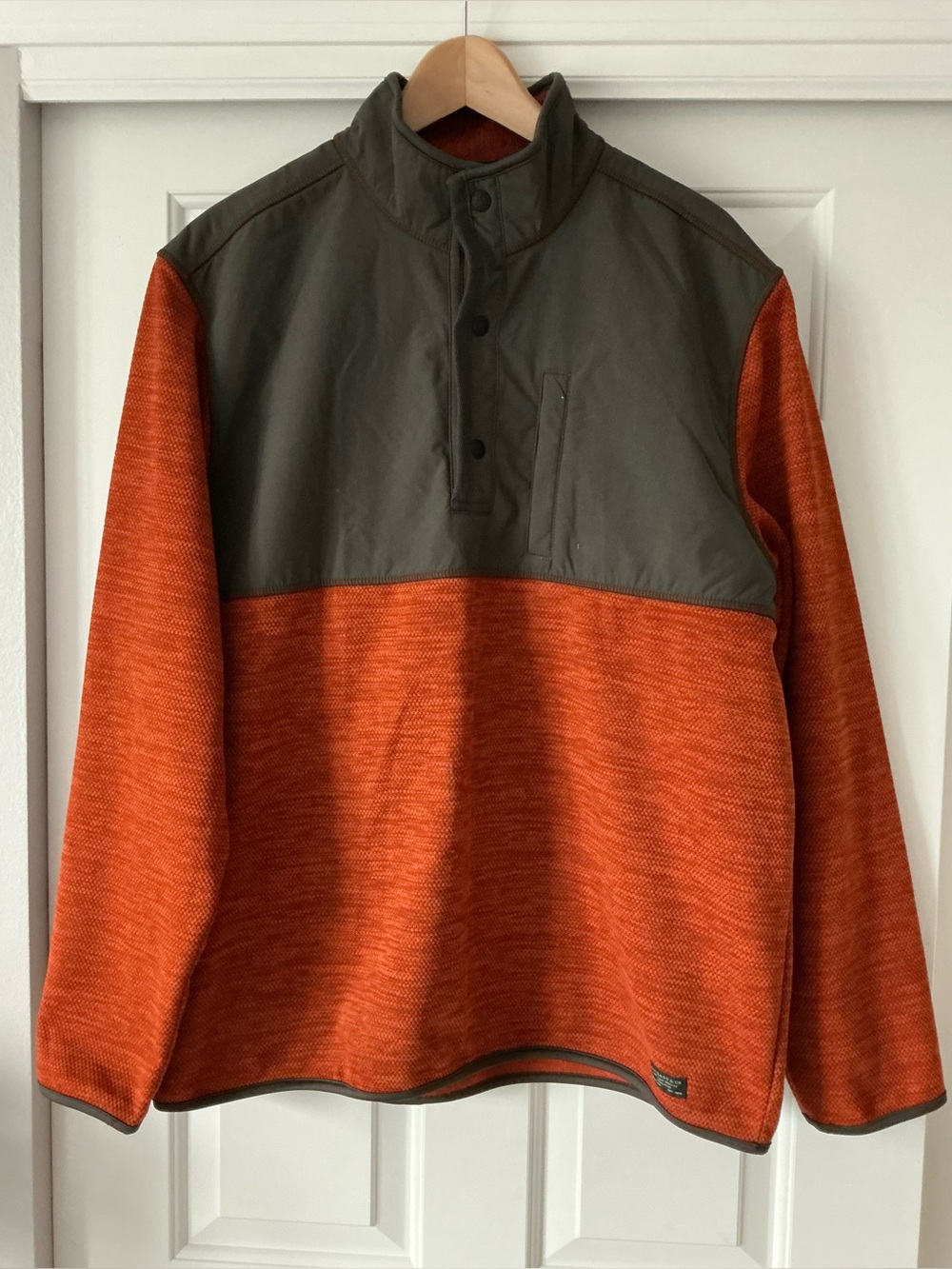 G.H. Bass & Co. For Hard Service Men’s Grey Orange Lightweight Shirt Jacket XL